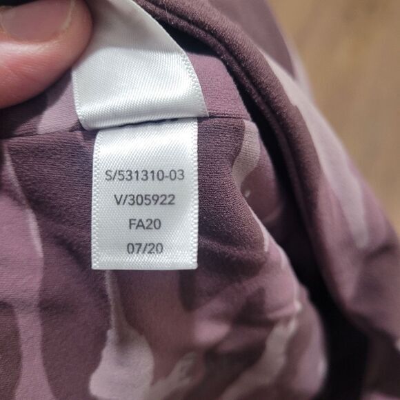 Athleta Camo Elation 7/8 Tight Leggings XS‎ Pink Camo Yoga Workout Pants Magenta - Picture 7 of 9